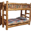 Aspen Log Bunk Bed