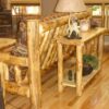 Aspen Log Sofa Table