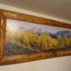 Aspen Log 24x72 Natural Picture Frame