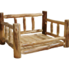 Aspen Log Spindle Pet Bed