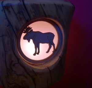 Aspen Log Nightlight