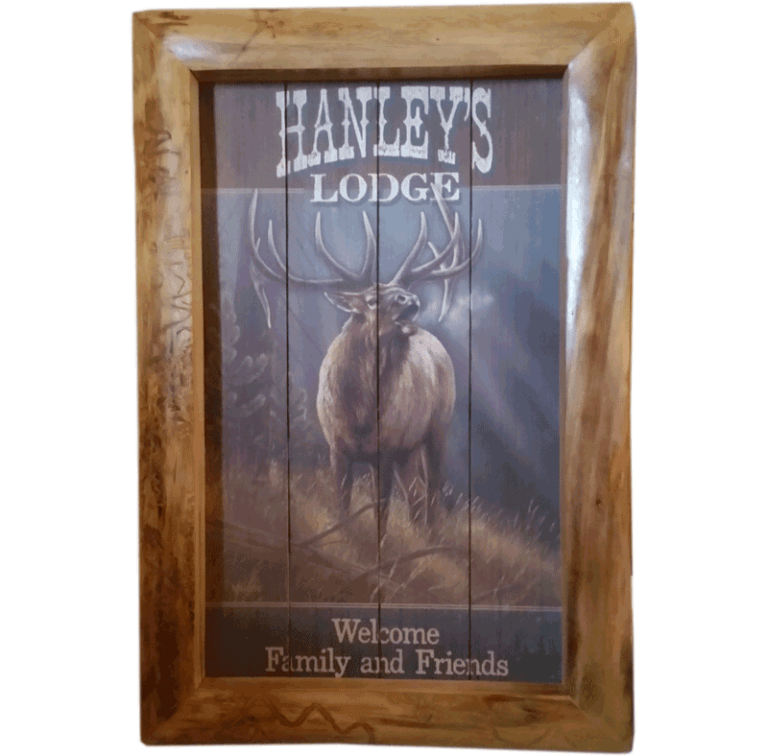 Aspen Log Picture Frame Rustic Log Furniture of Utah