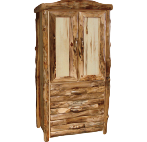 Aspen Log 3 Drawer Armoire