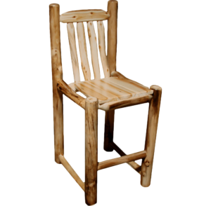 Aspen Log Bar Chair