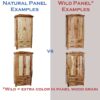Natural vs Wild Panel - Wardrobe