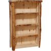 Aspen Log 60 Inch Tall Bookcase