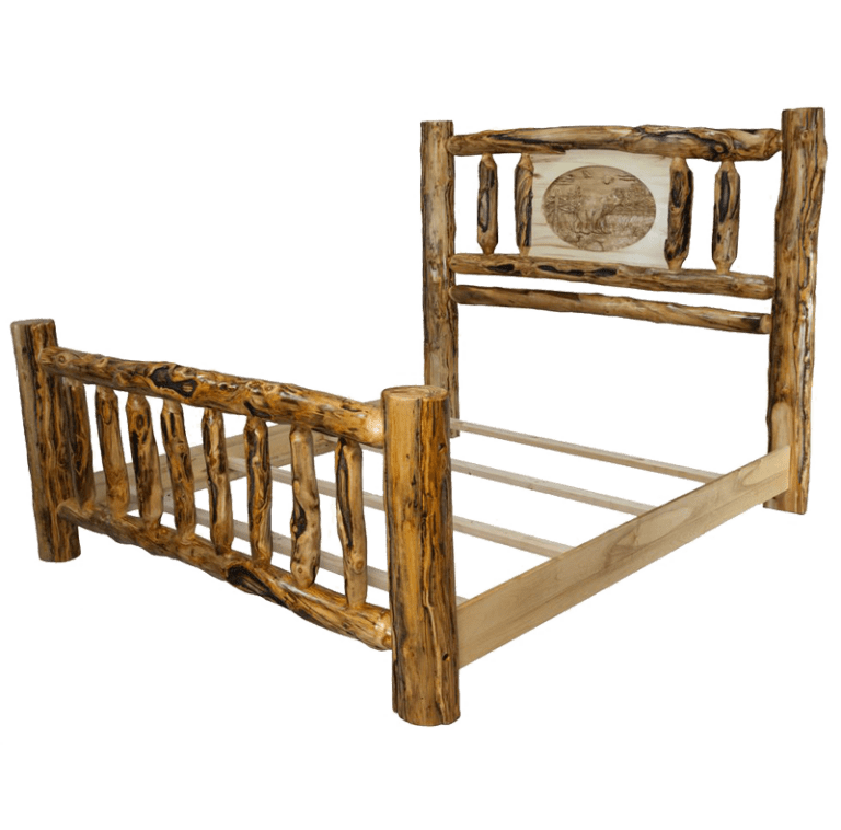 Beds Standard Rustic Log Furniture of Utah