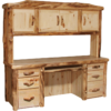 Aspen Log Desk & Hutch Set