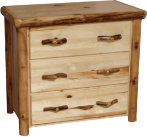 Aspen Log 3 Drawer Chest