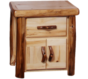 Aspen Log Nightstand