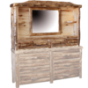 Aspen Log Dresser Hutch (dresser sold separately)