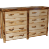 Aspen Log 8 Drawer Dresser