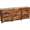 Aspen Log 9 Drawer Dresser