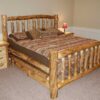 Aspen Log Standard Bed