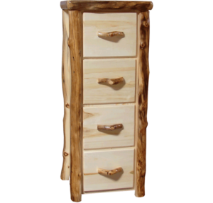 Aspen Log 4 Drawer File Cabinet