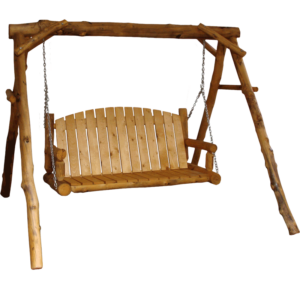 Aspen Log Yard Swing - 60"W