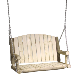 Aspen Log Porch Swing - 48"W