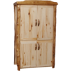 Aspen Log 45"W Flat Front Lower Door Armoire