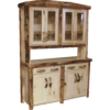 Aspen Log 60"W Flat Front Buffet Hutch