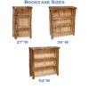Bookcase Size Examples