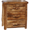 Aspen Log 39"W Log Front 3 Drawer Chest