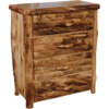 Aspen Log 4 Drawer 39"W Log Front Chest