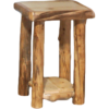 Aspen Log 18"W End Table