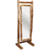 Aspen Log Natural Full Stand Cheval Mirror