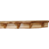 Aspen Log 48"W Wall Shelf