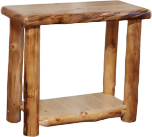 Aspen Log 36"W Sofa Table