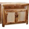 Aspen Log 39"W Log Front TV Stand