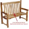 Log Spindle Back Option - Bench
