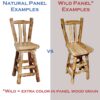 Natural vs Wild Seat Option