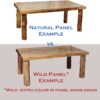 Natural vs Wild Panel - Table