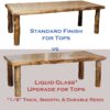 Standard vs Liquid Glass - Table