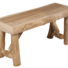 Aspen Log 36"W Outdoor Bench