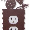 Single Outlet Cover - Pinecone