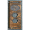 Metal Slate Single Outlet Cover - Pinecone