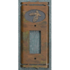 Metal Slate Single Rocker Cover - Pinecone