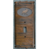 Metal Slate Single Switch Cover - Moose