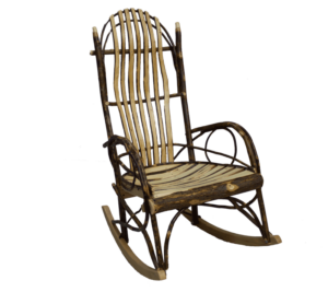 Hickory Log Legacy Rocking Chair