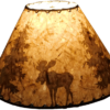 19" Lampshade - Moose Scene