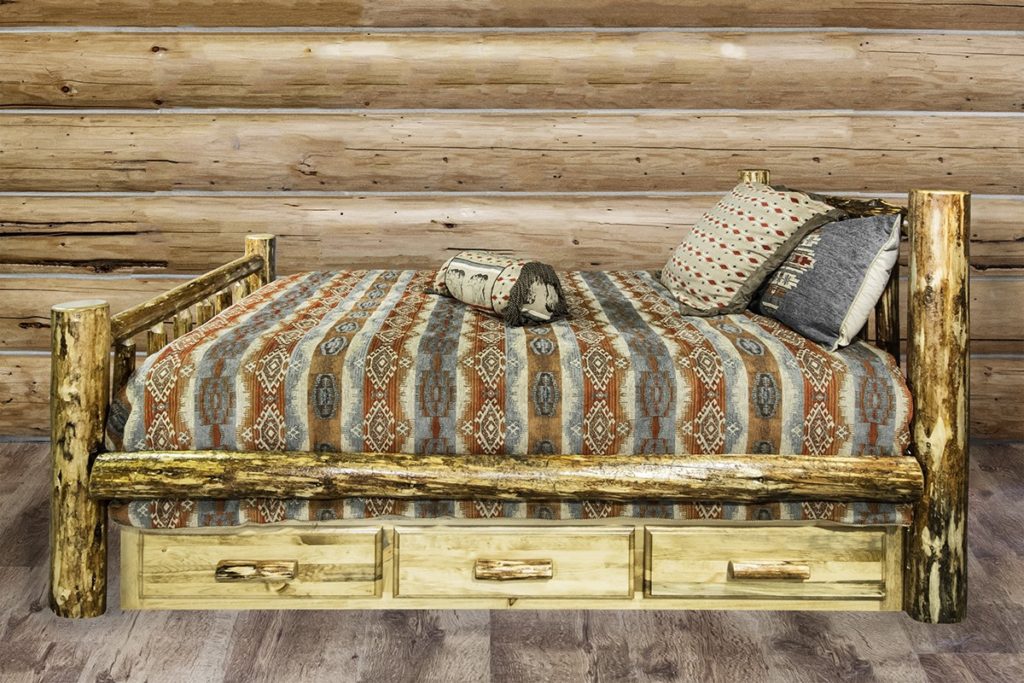 Beds Standard Rustic Log Furniture of Utah