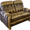 Aspen Log-Trimmed Love Seat