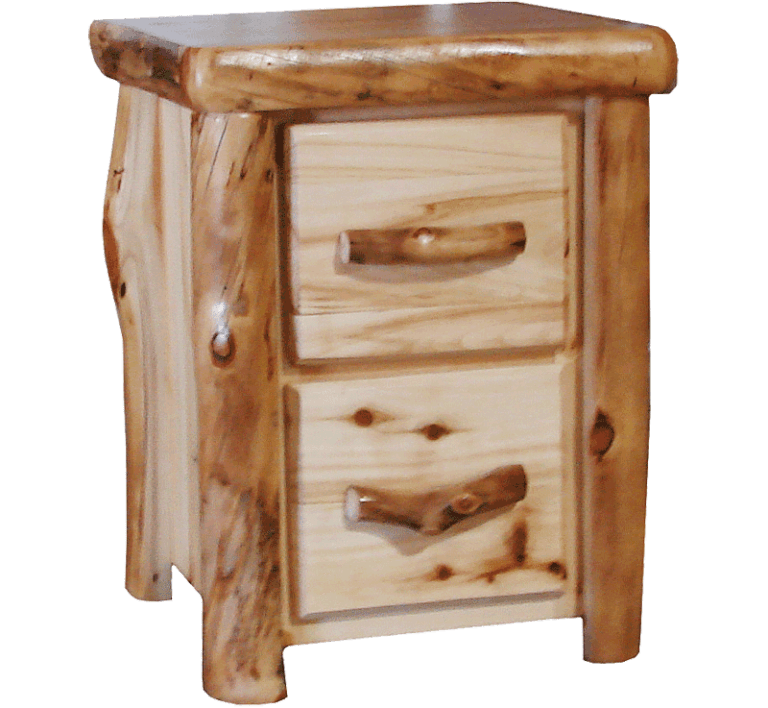 Nightstands Rustic Log Furniture of Utah