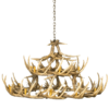 Whitetail 30 Antler Cascade Chandelier