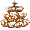 Whitetail 42 Antler Chandelier