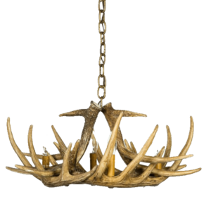 Whitetail 6 Antler Chandelier