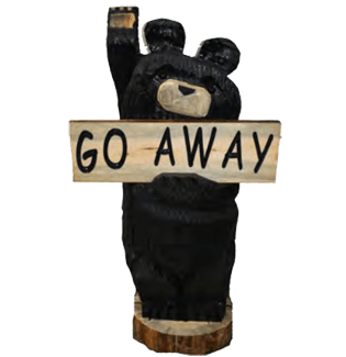 2 bear wavy sign