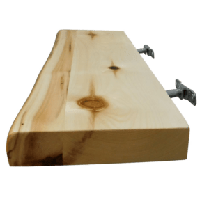 Aspen Log Thick Floating Shelf